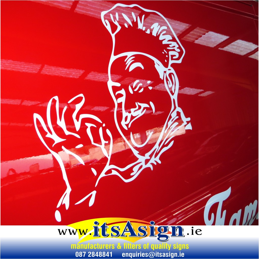 graphics-decals-by-local-dundalk-sign-company-on-red-van