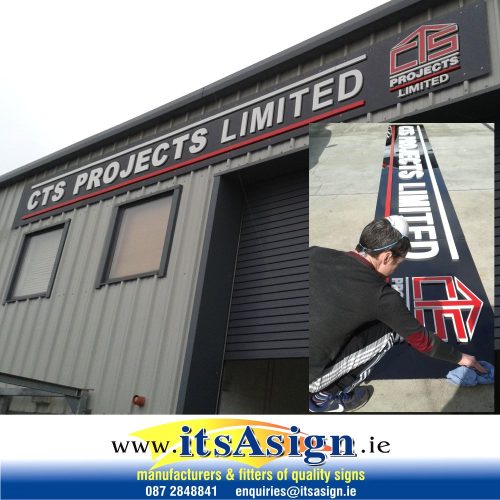 Window graphics in office supplied fitted applied by Dundalk sign company itsAsign.ie